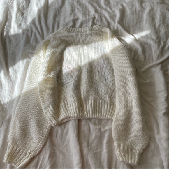 H&M floral cropped sweater - Picture 2 of 4